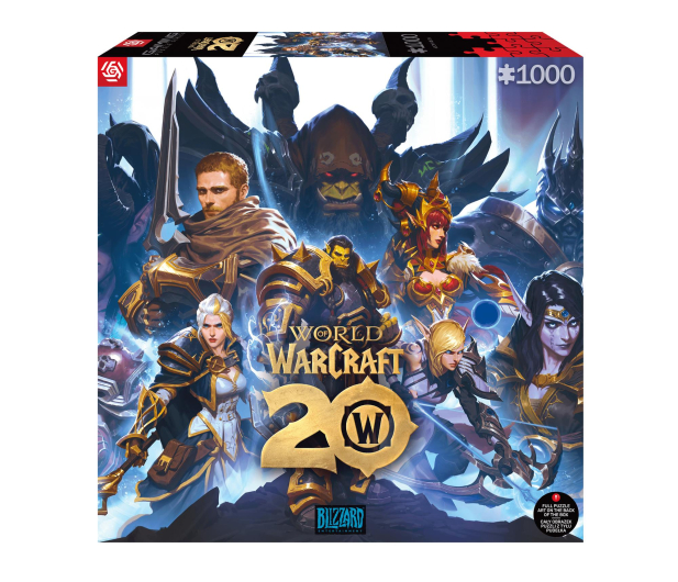 Good Loot Gaming Puzzle: World of Warcraft 20th Anniversary 1000 - 1315248 - zdjęcie 2